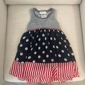 Bonnie Jean Girls Patriotic Dress Sz 2T